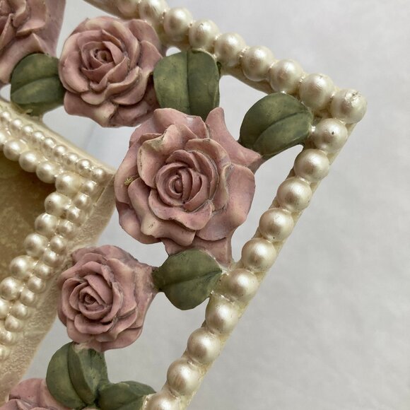 Artsland 5" x 7" Pearl Floral Cut Out Easel Back Picture Frame - Picture 2 of 3